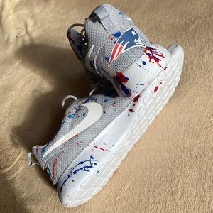 Men’s Custom Nike New England Patriots Sneakers NWOT